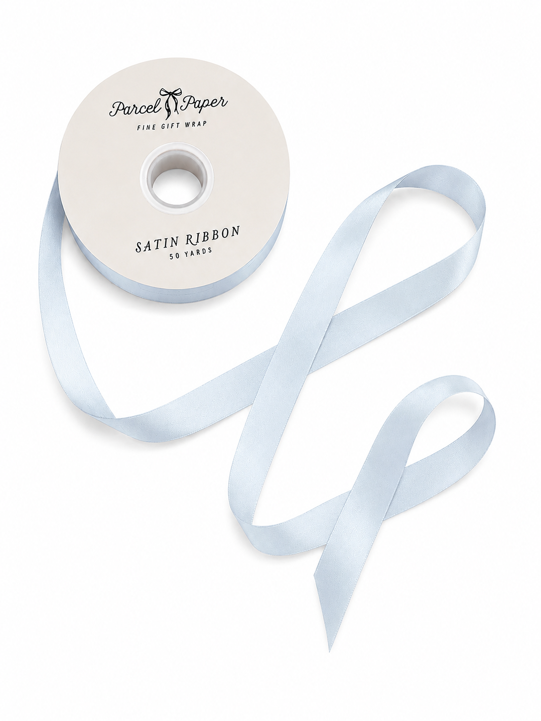 'Powder Blue' satin ribbon