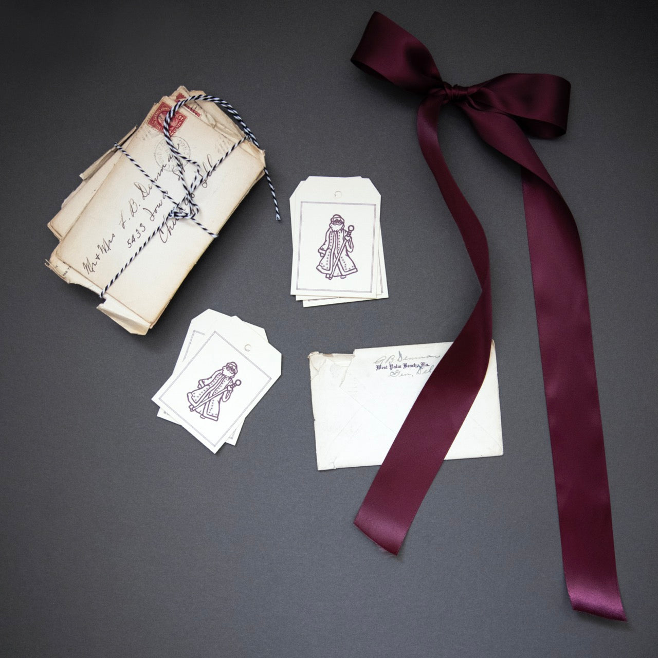 'Father Christmas' gift tags