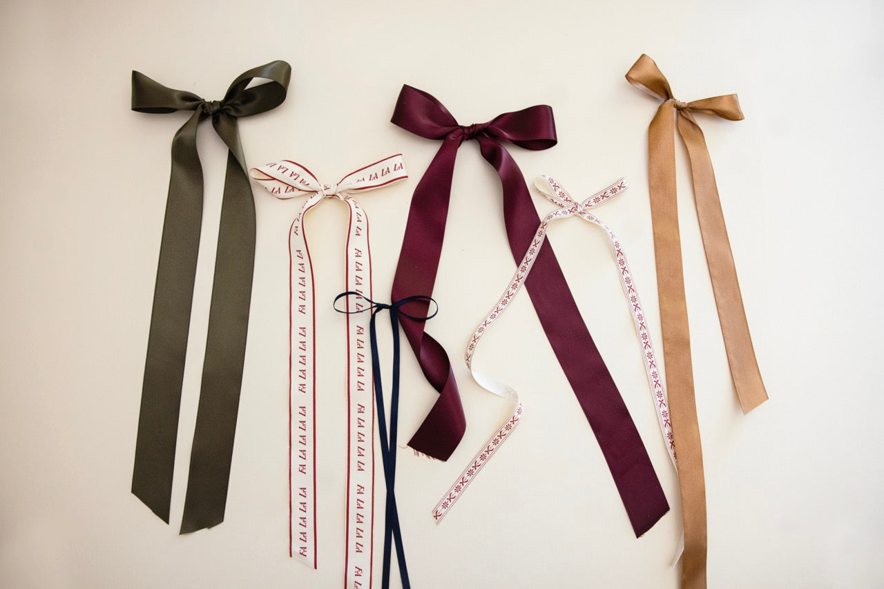 'Chestnut' satin ribbon