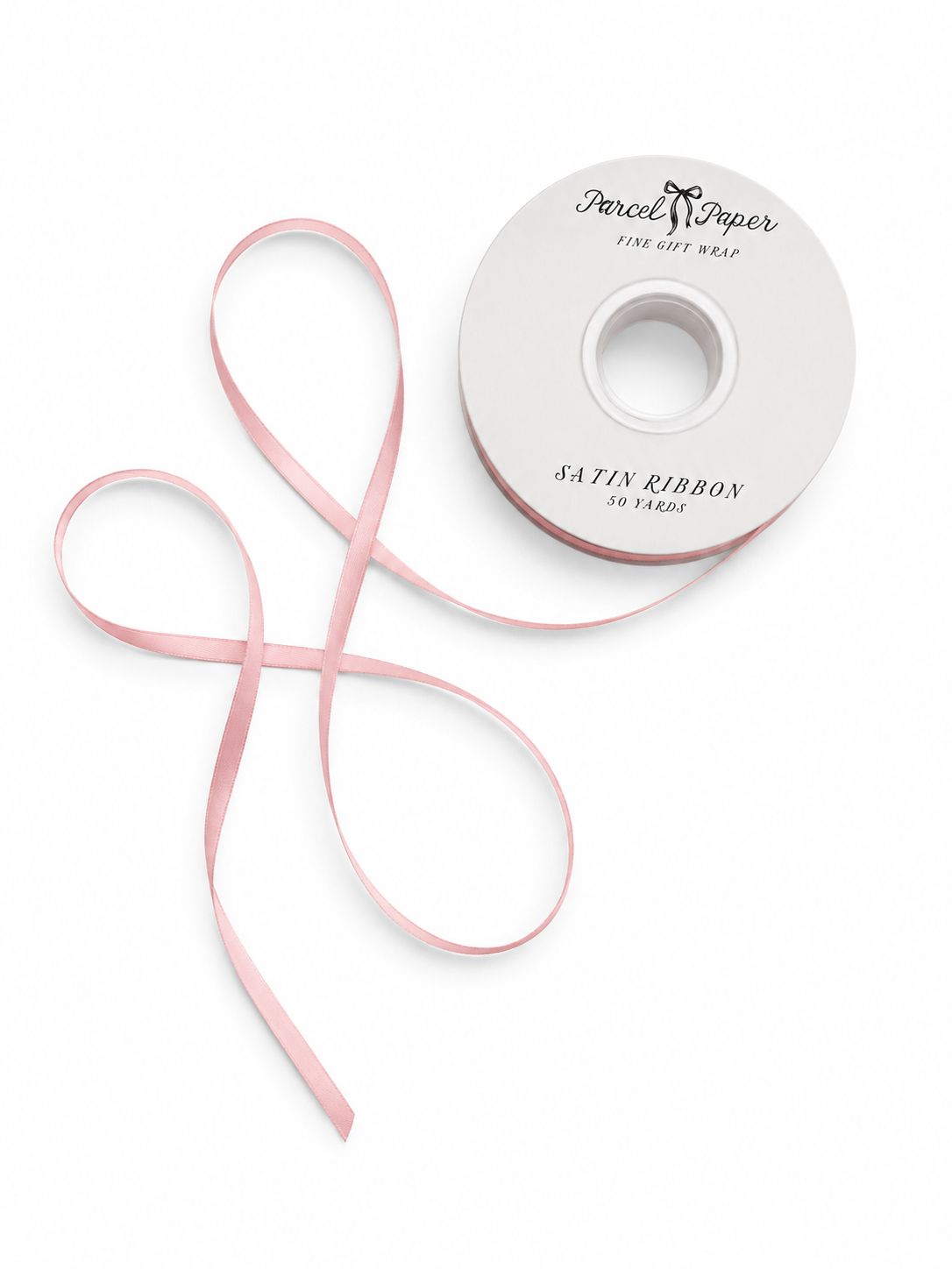 'Petal Pink' satin ribbon
