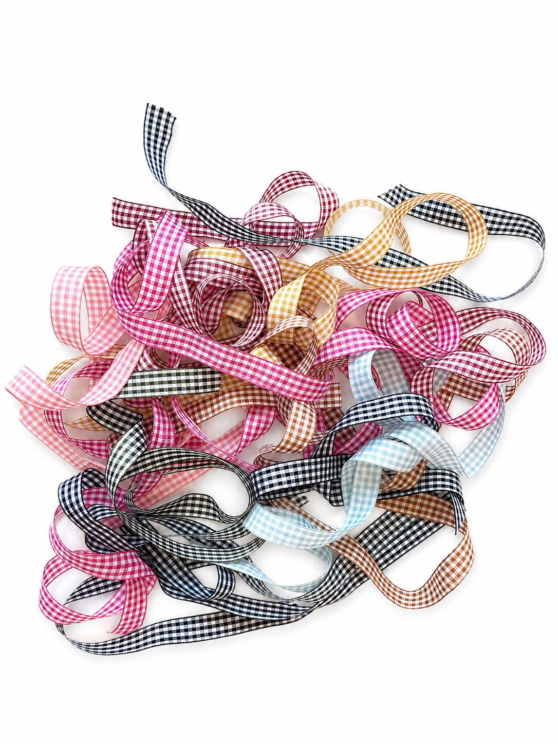 'Berry' Gingham Ribbon