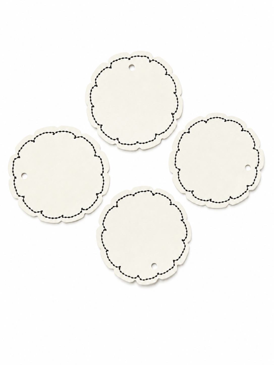 'Shallow Scallop' gift tags