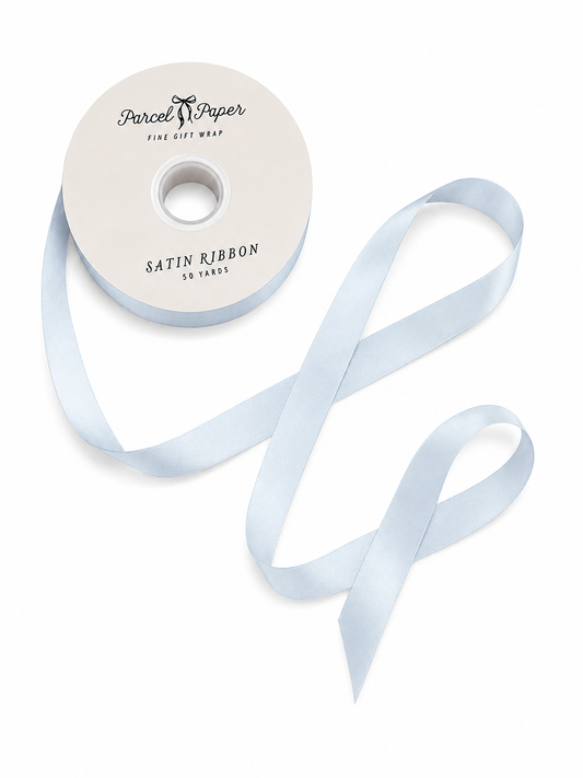 'Powder Blue' satin ribbon