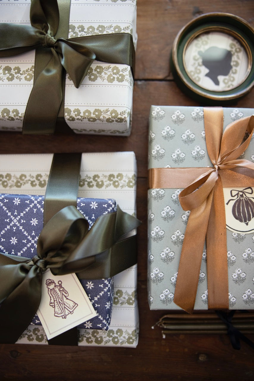 'Evergreen' satin ribbon