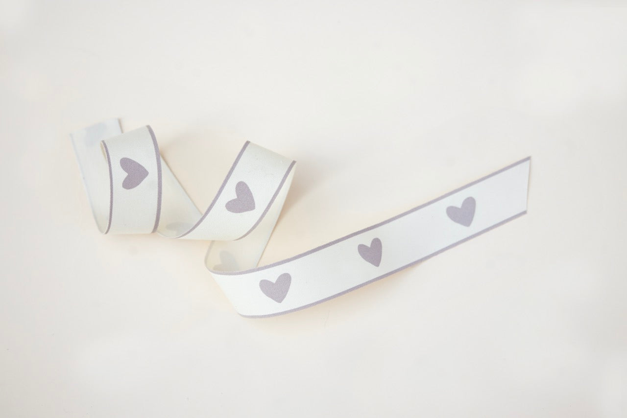 'With Love' cotton ribbon
