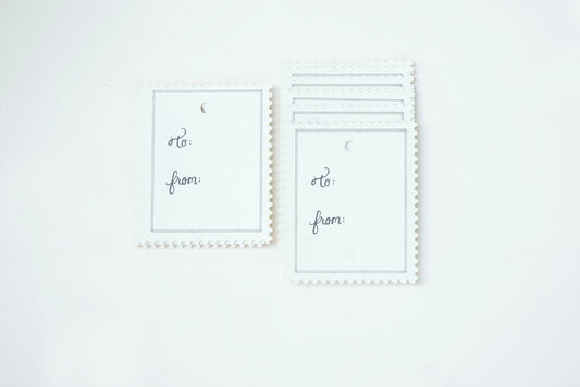 'Signed, Sealed, Delivered' gift tags
