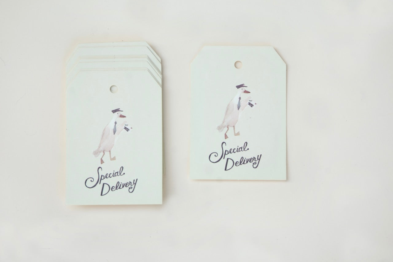 'Postman' gift tags
