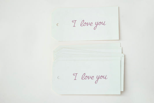 'Sentiment' gift tags