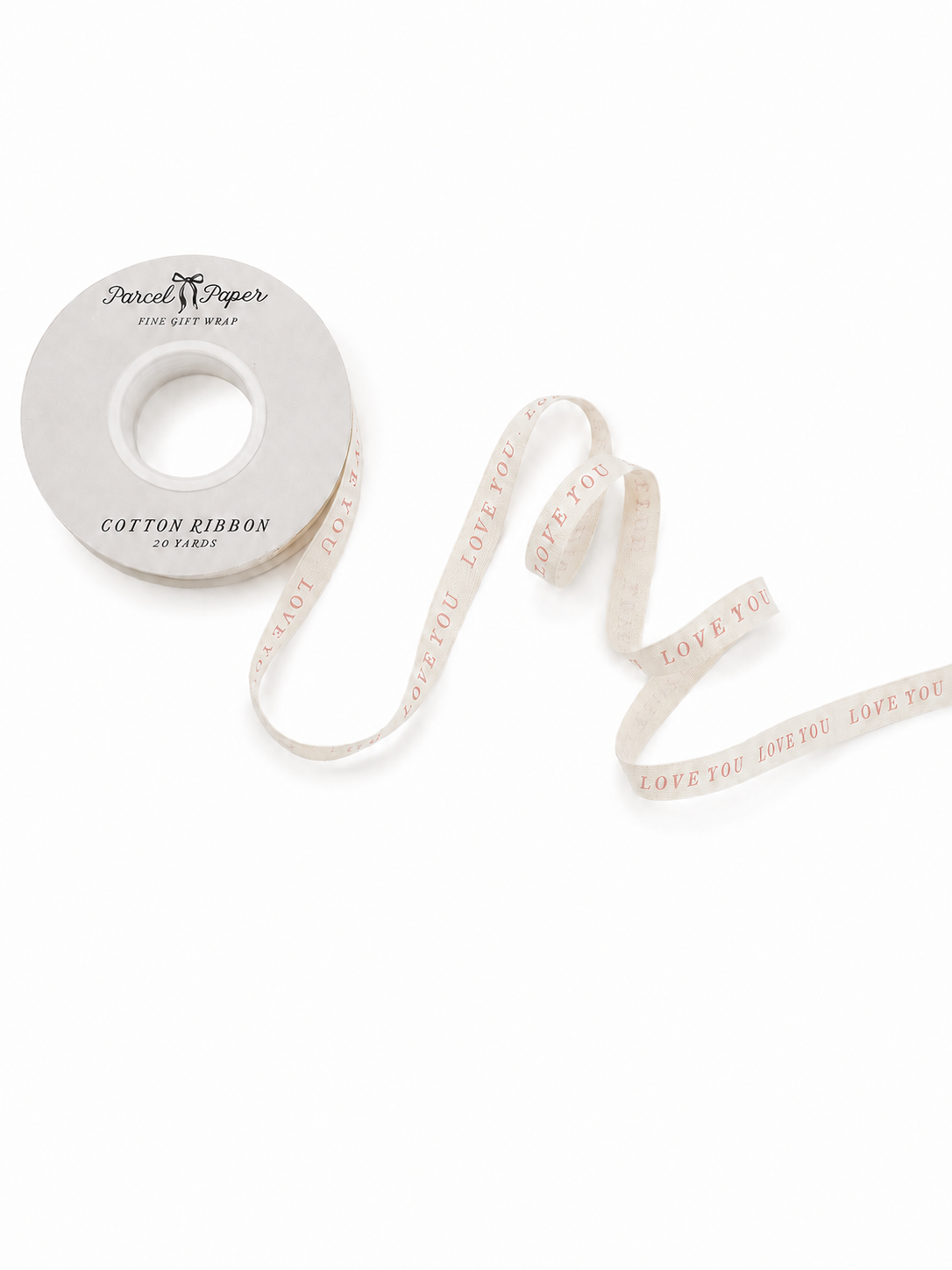 'Love You' Cotton Ribbon