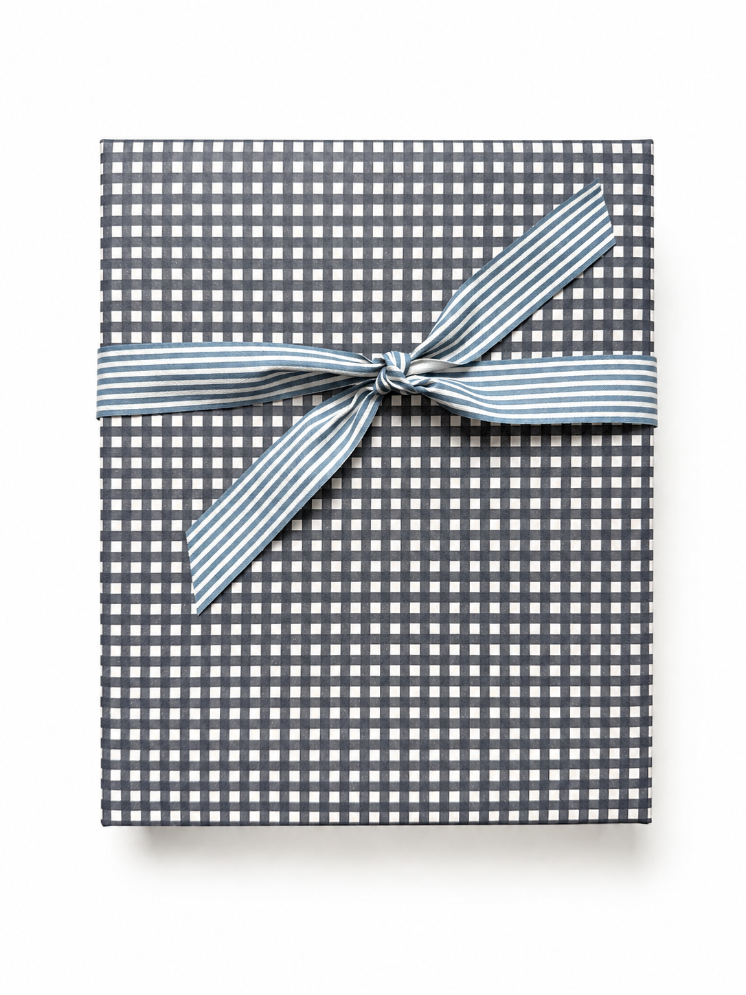 'Cornflower Stripes' cotton ribbon