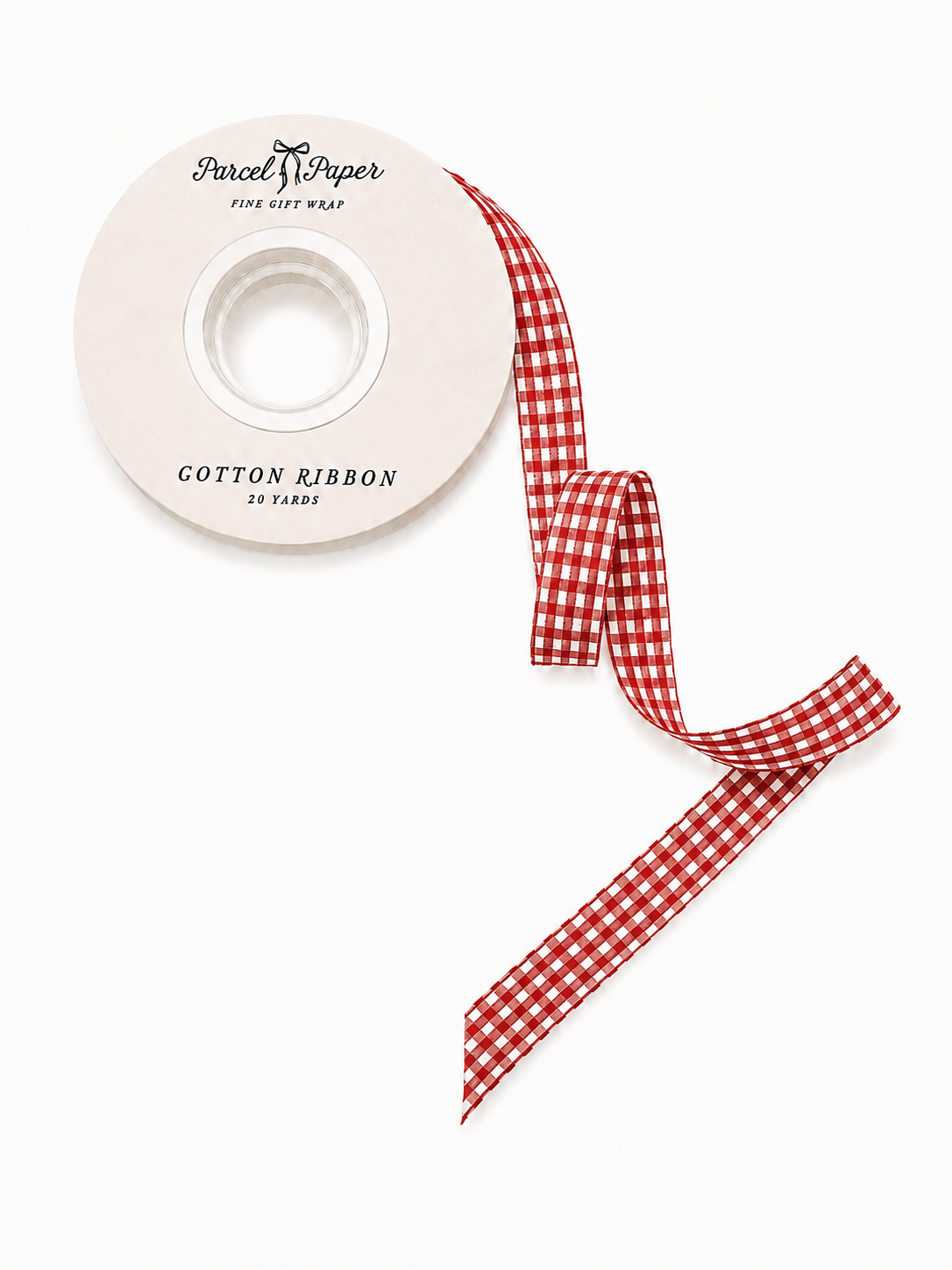 'Red' Gingham Ribbon