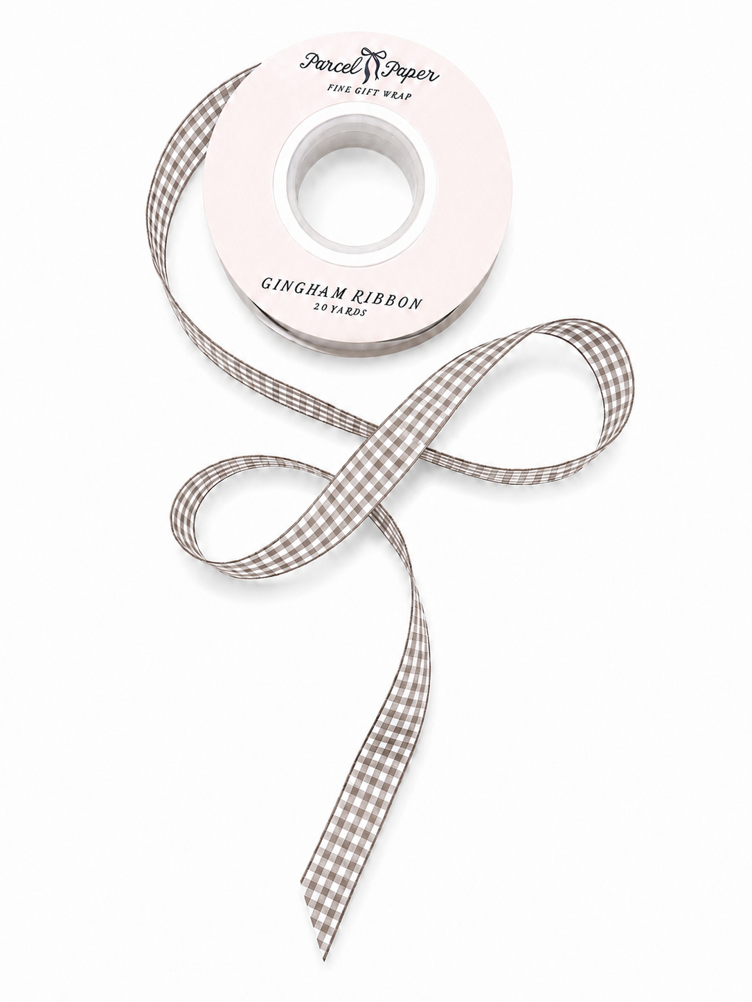 'Dove' Gingham Ribbon