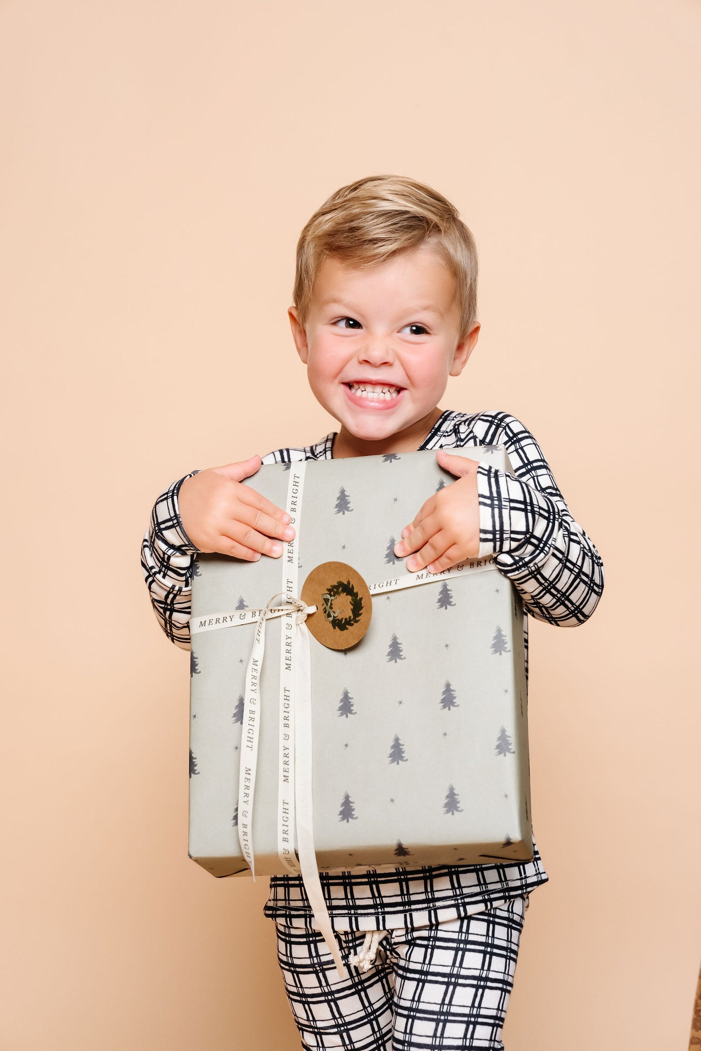 ‘Cedar Wreath’ Kraft Gift Tags
