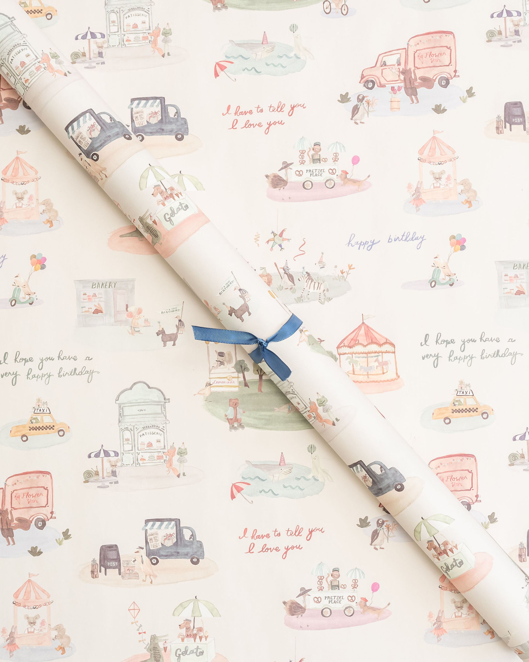 ‘Birthday’ Wrapping Sheets – Parcel Paper
