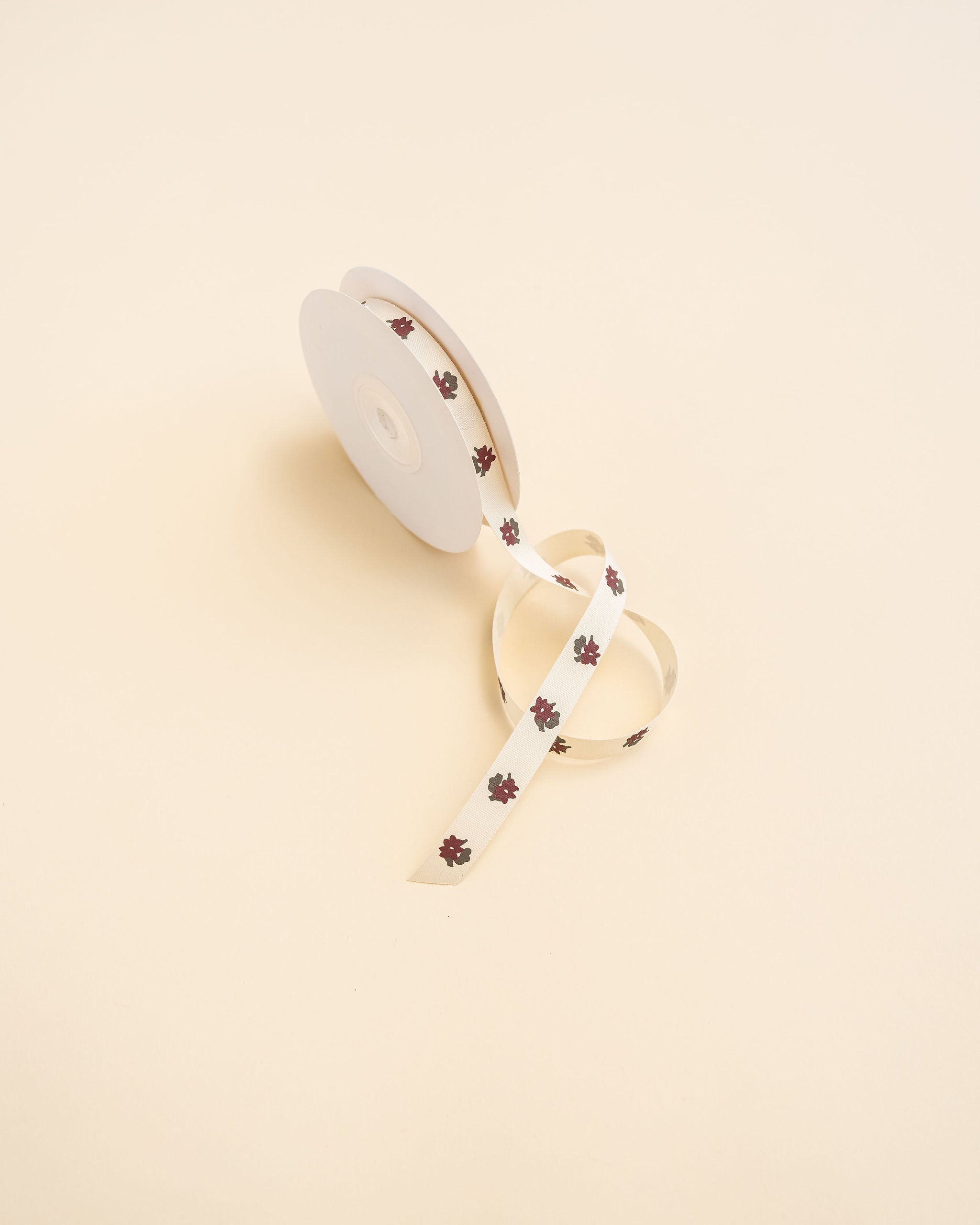'Cordovan Floral' Cotton Ribbon – Parcel Paper