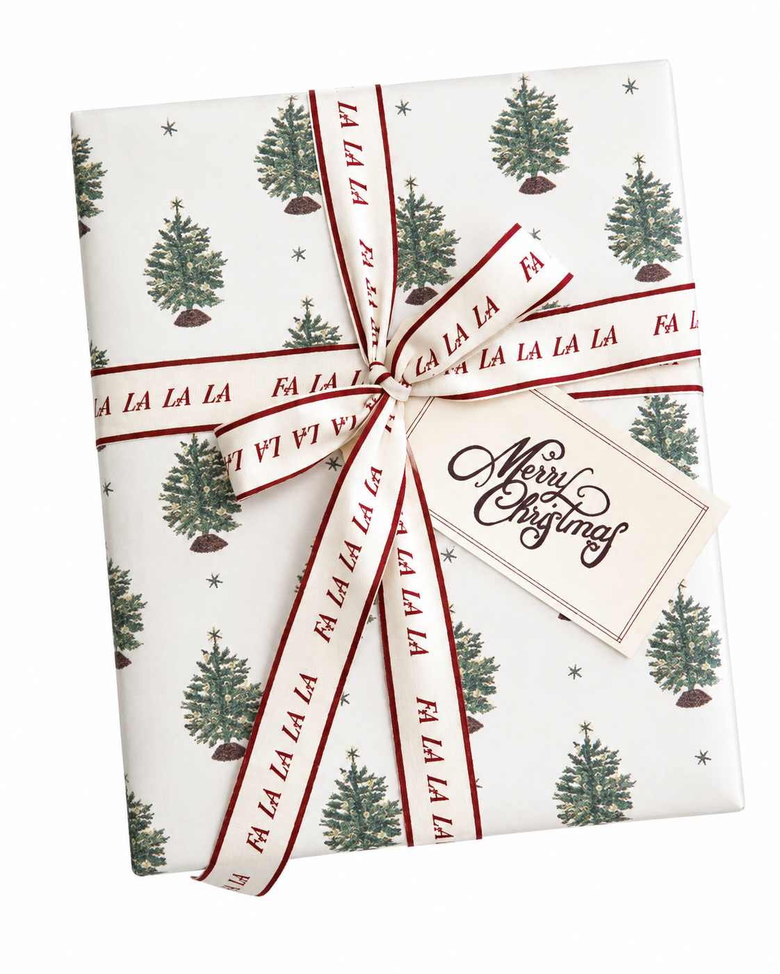 'O' Christmas Tree' wrapping paper roll