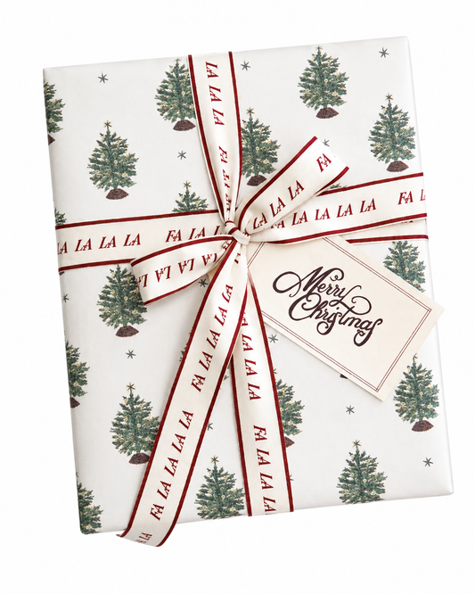 'O' Christmas Tree' wrapping paper roll