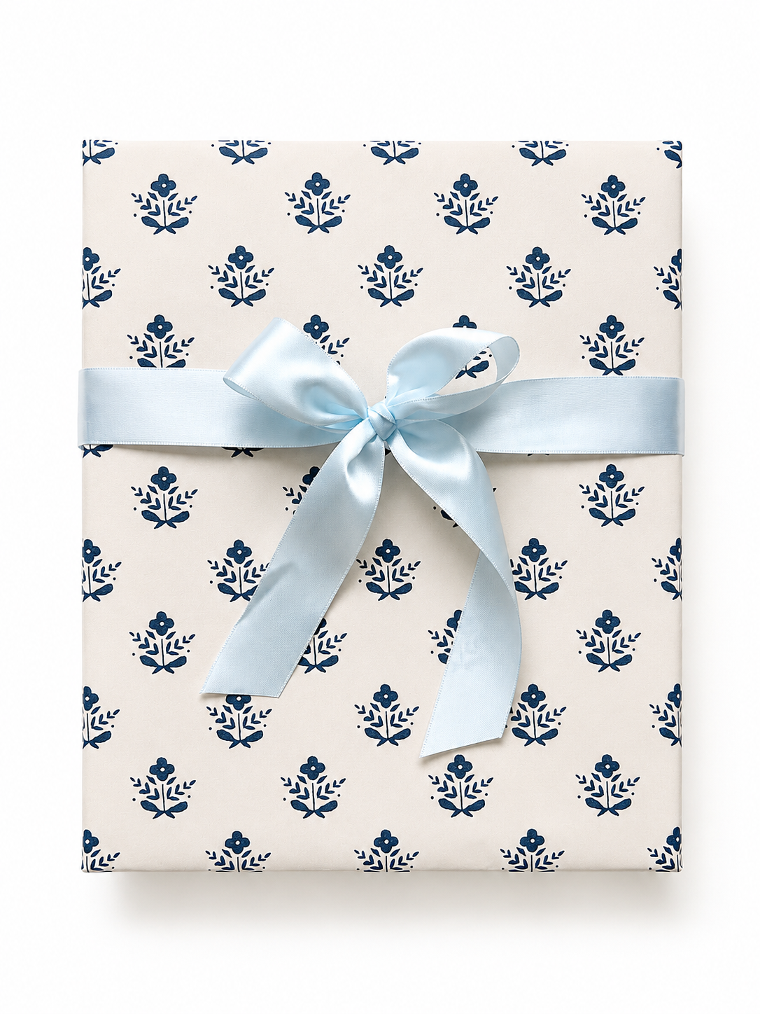 'Powder Blue' satin ribbon