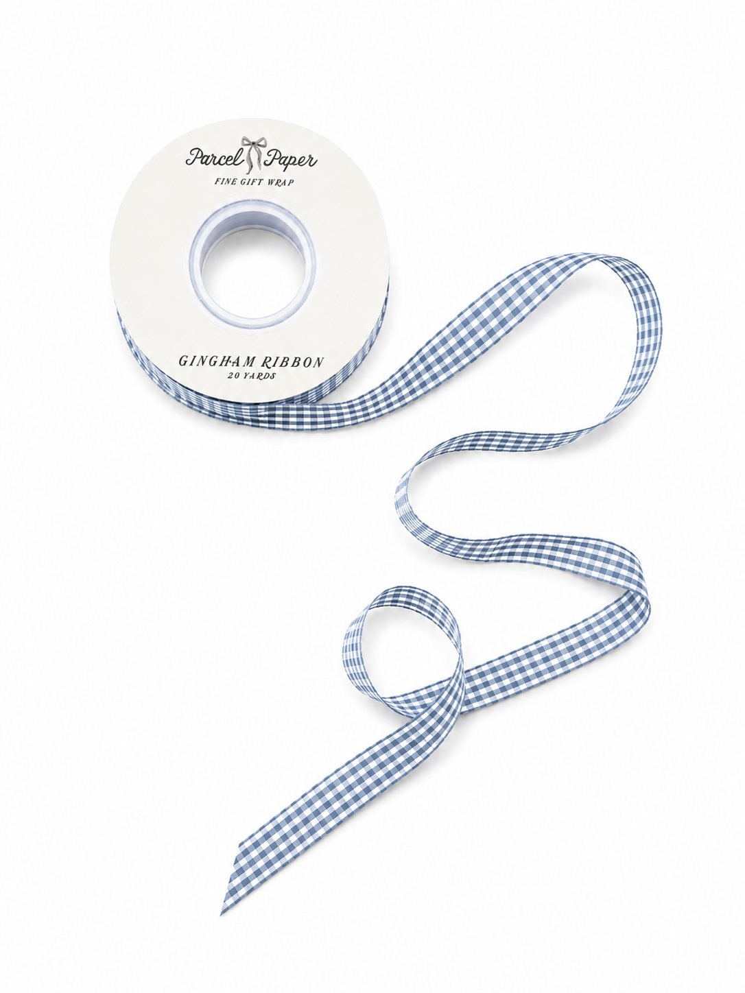 'Cornflower Blue' Gingham Ribbon