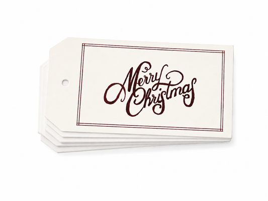 'Merry Christmas' gift tags