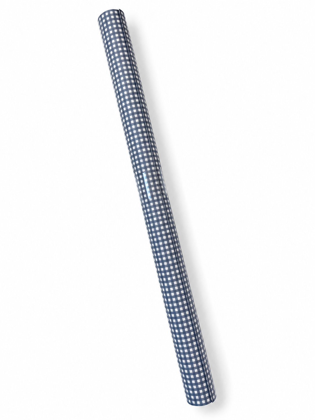 'Navy Check' wrapping paper roll