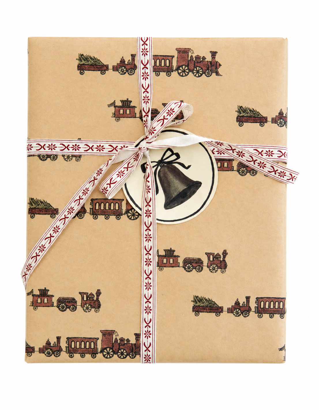 'Toy Trains' wrapping paper roll