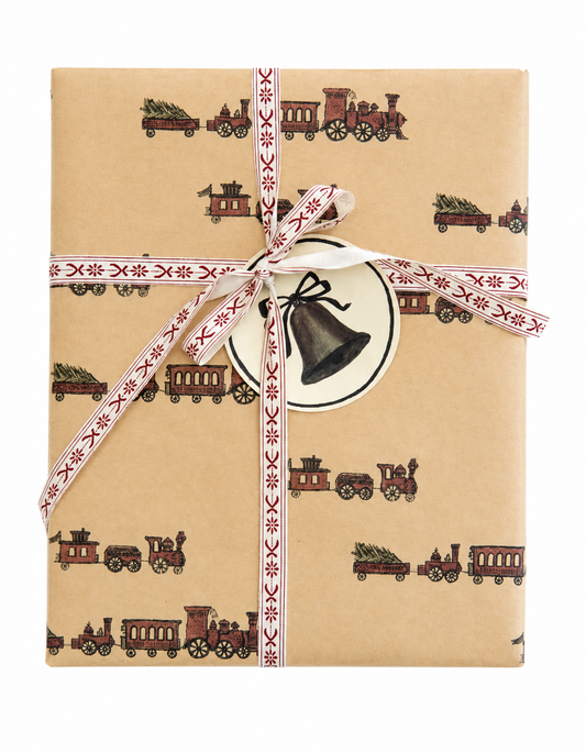'Toy Trains' wrapping paper roll