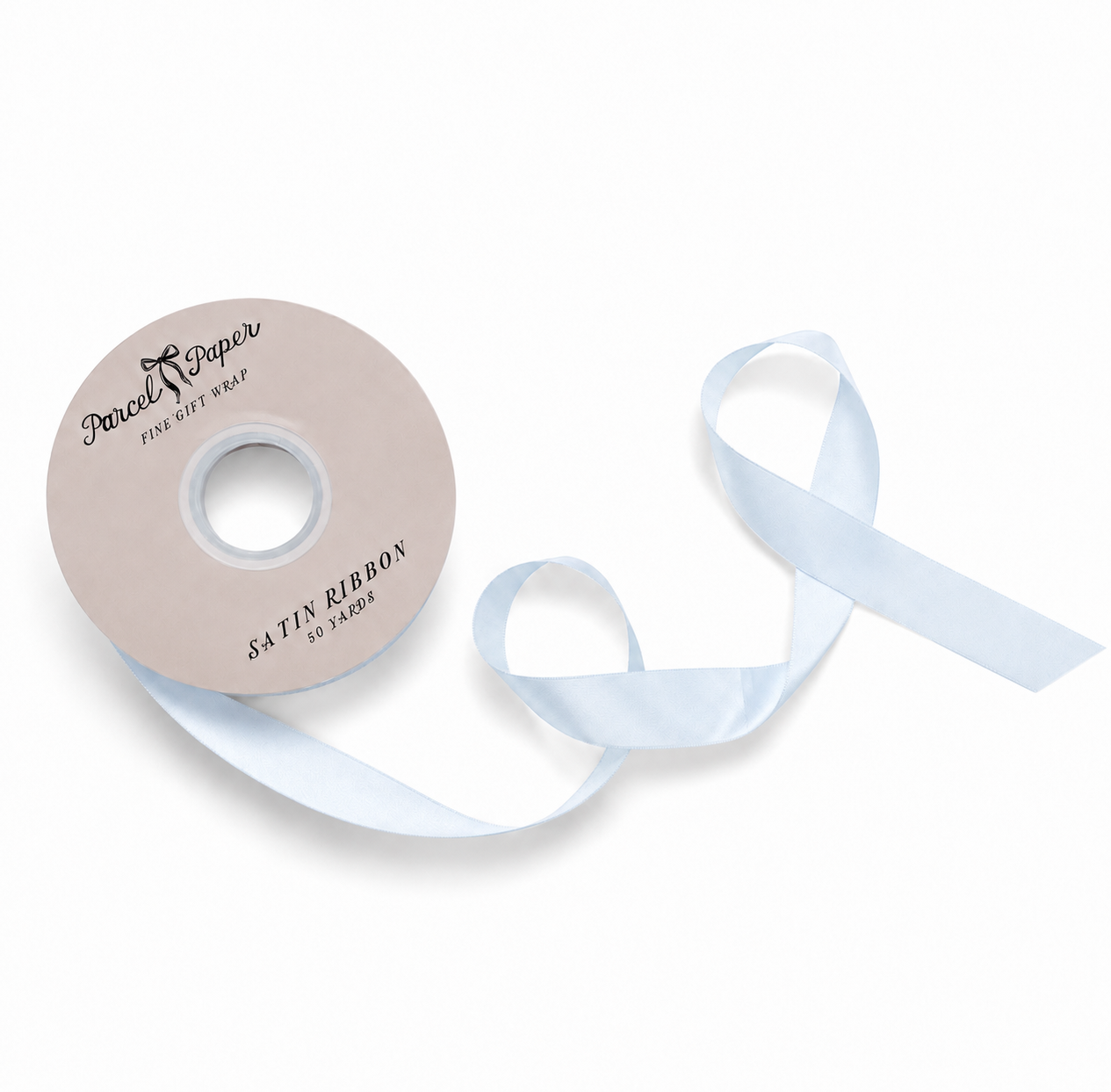 'Powder Blue' satin ribbon