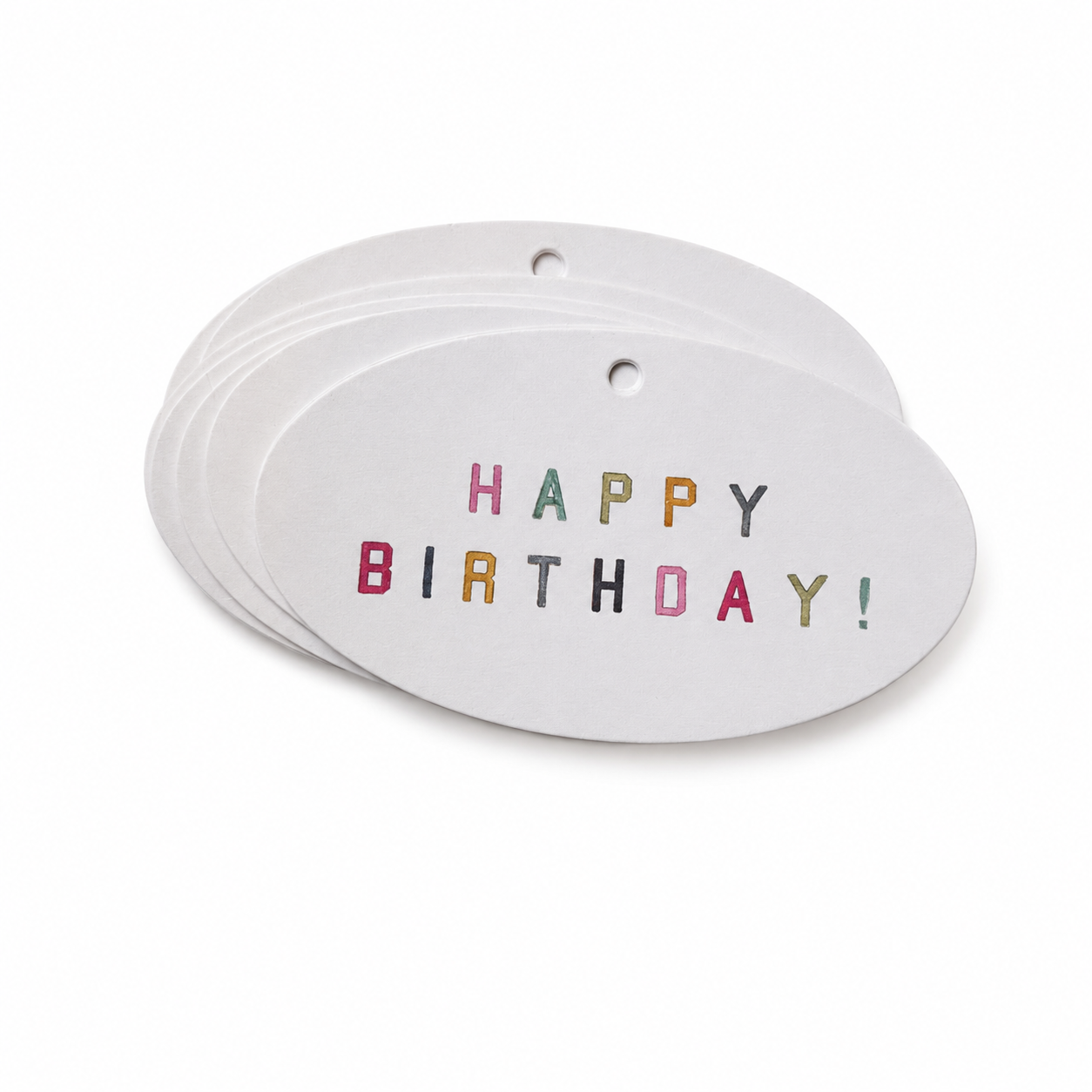 'Happy Birthday' gift tags