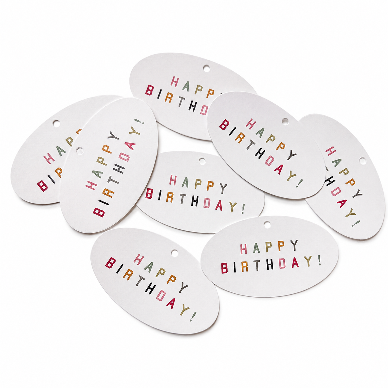 'Happy Birthday' gift tags