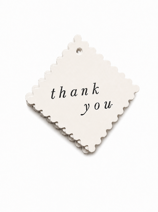 'Thank You' gift tags