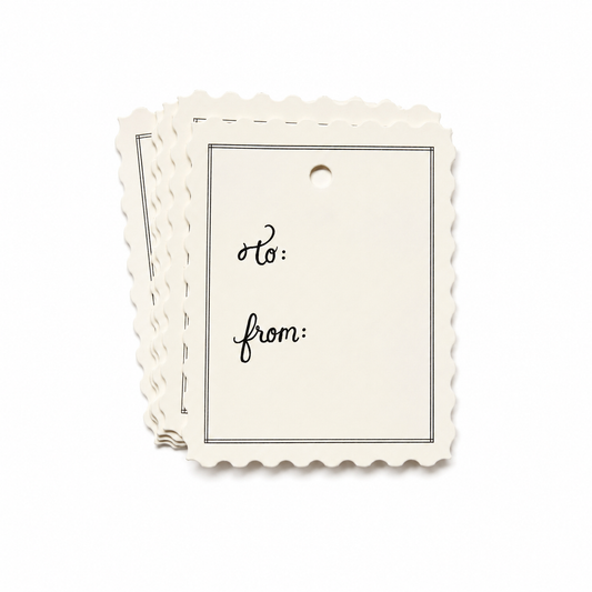 'Signed, Sealed, Delivered' gift tags