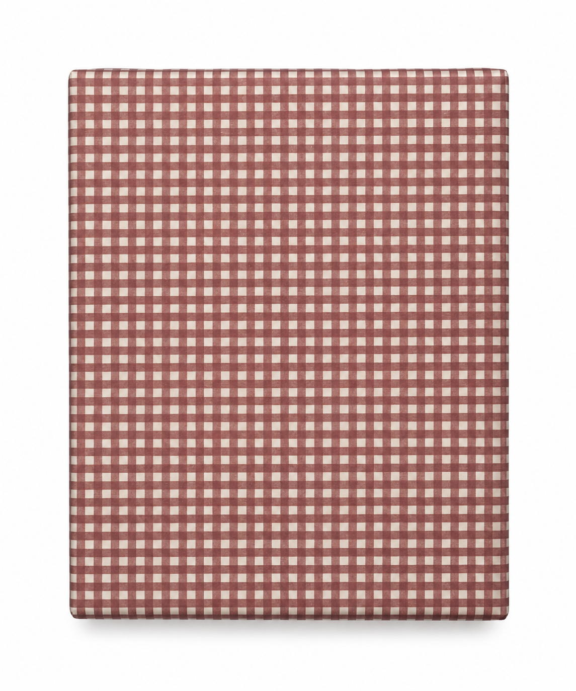'Cranberry Check' wrapping paper roll