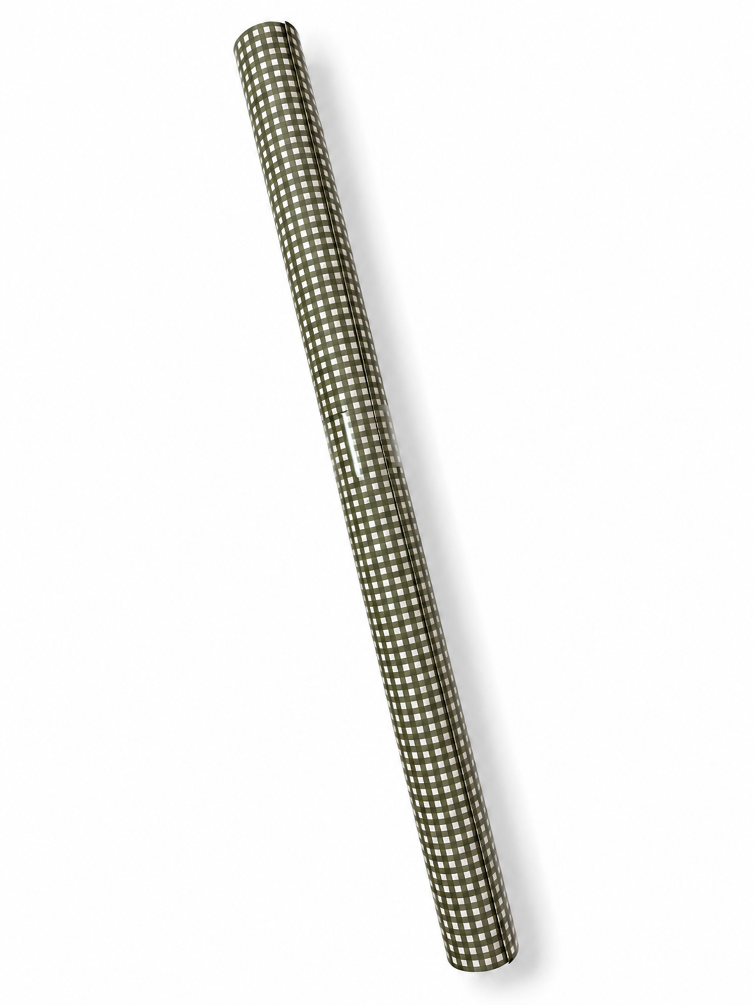 'Evergreen Check' wrapping paper roll