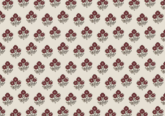 'Cranberry Topiary' wrapping paper roll