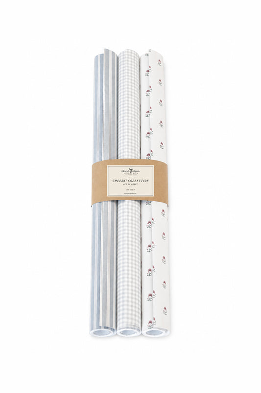 'Cheers!' wrapping paper set