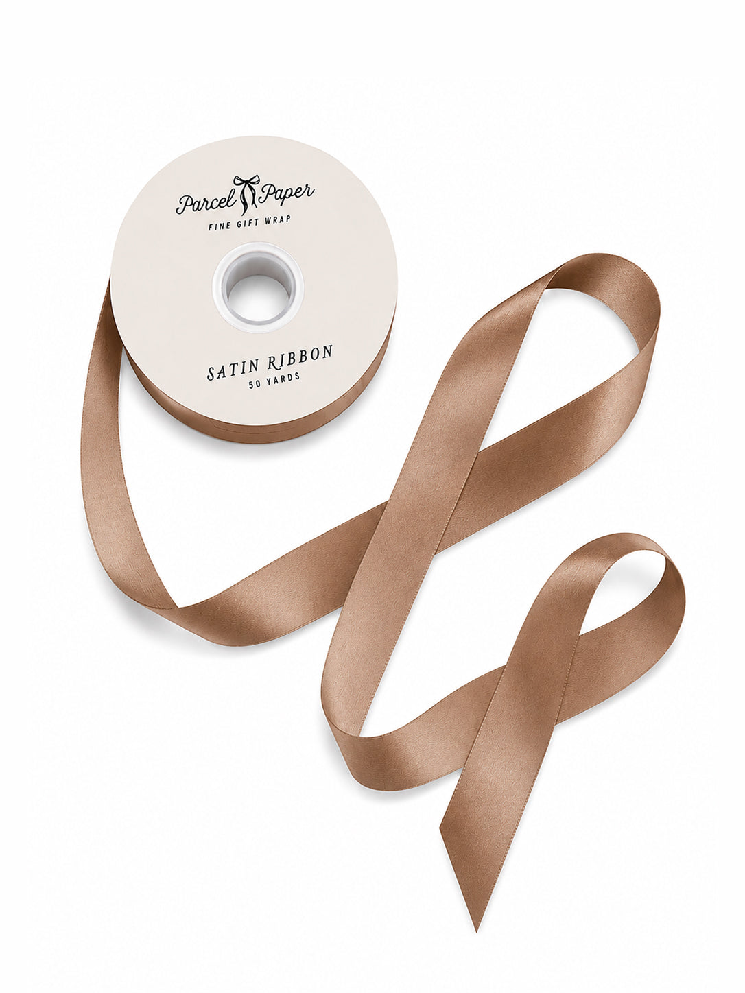 'Chestnut' satin ribbon