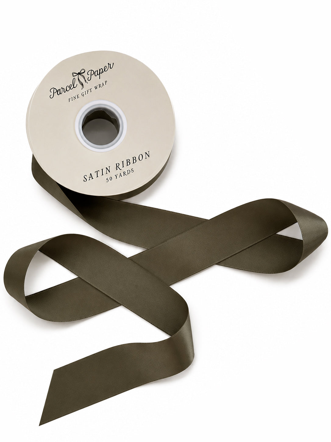 'Evergreen' satin ribbon