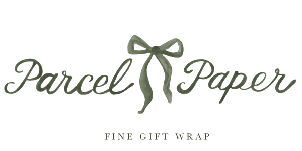 'Floret' Kraft Gift Bags with Ribbon -- Set of 6 – Parcel Paper