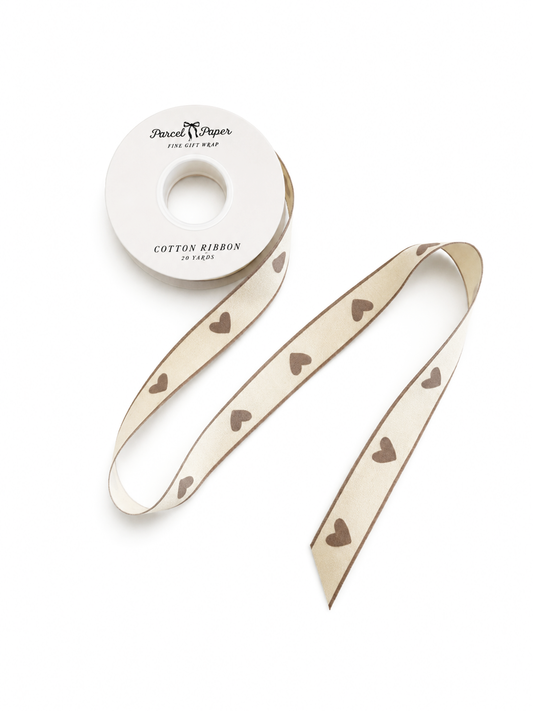 'With Love' cotton ribbon