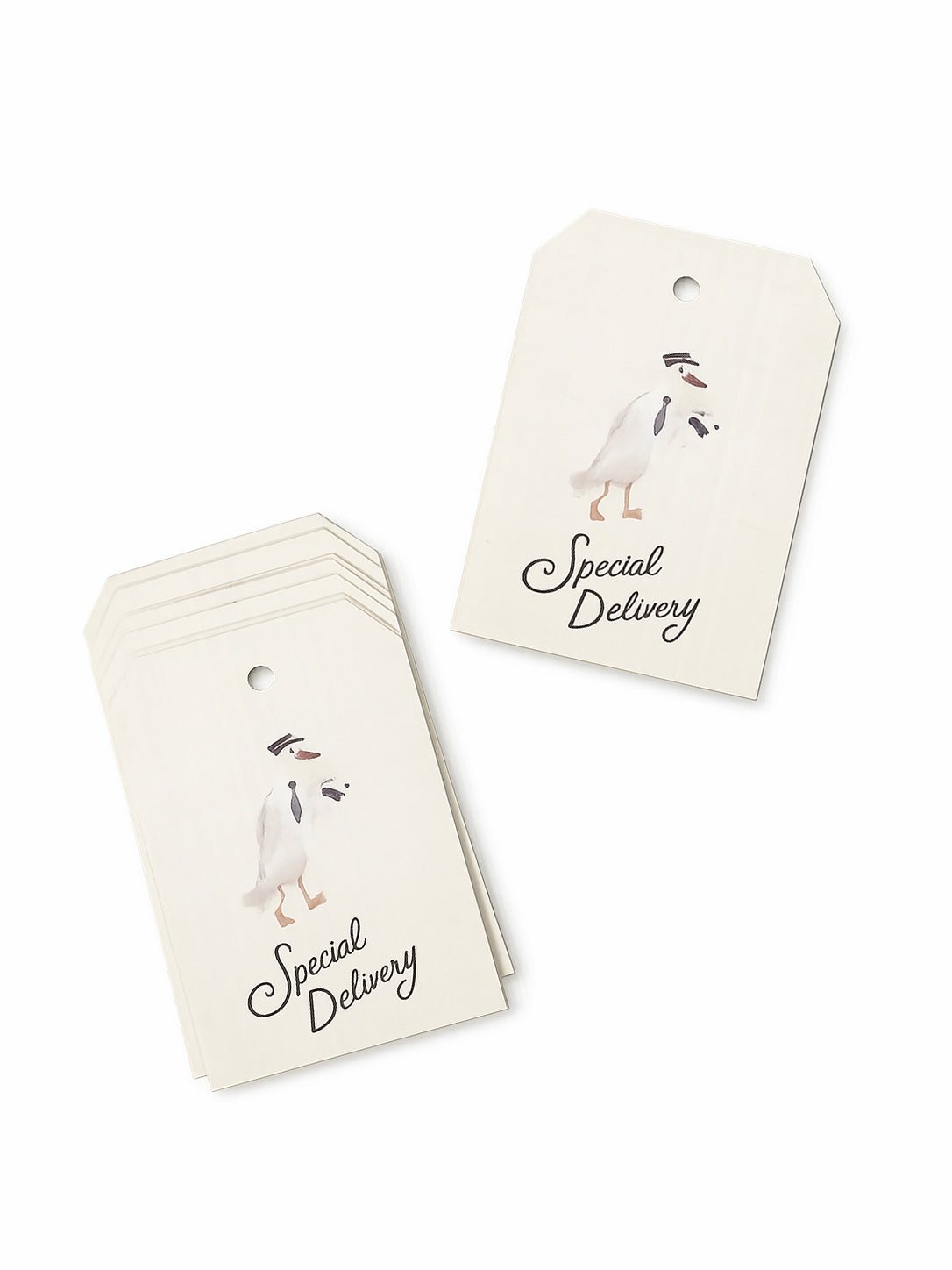 'Postman' gift tags