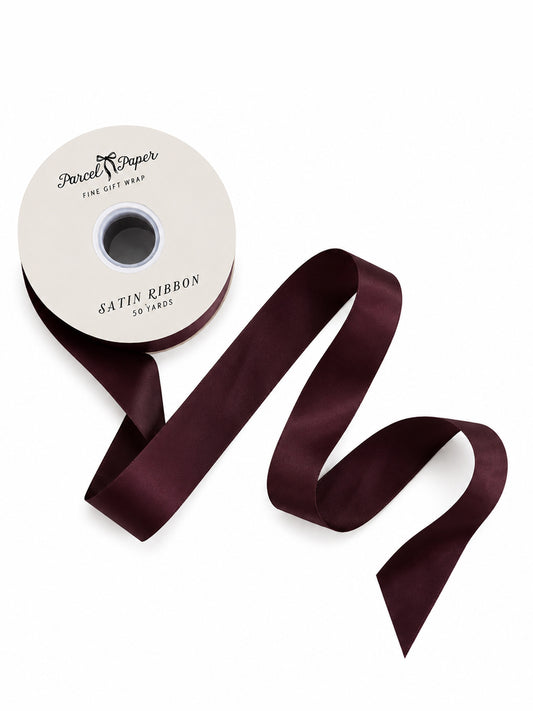 'Rum Raisin' satin ribbon