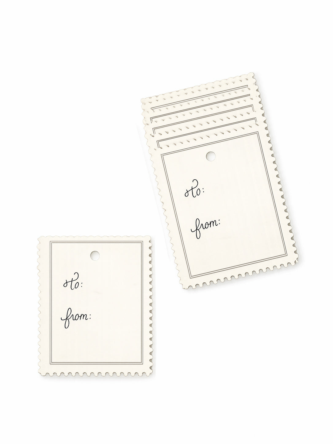 'Signed, Sealed, Delivered' gift tags